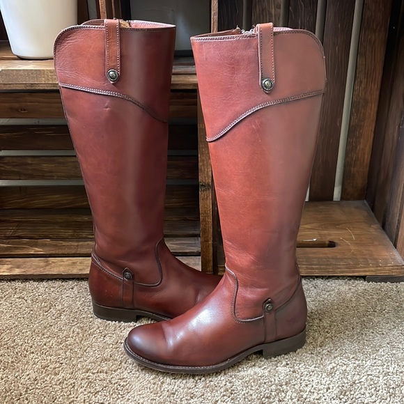 Frye Melissa Tab Tall Riding Boots - Picture 4 of 9